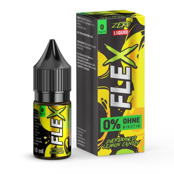 FLEX Overdosed E-Liquid Serie 10ml Lemon Candy