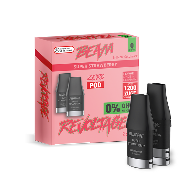 Beam Pod 2ml Serie (Inhalt 2 Stück) Super Strawberry